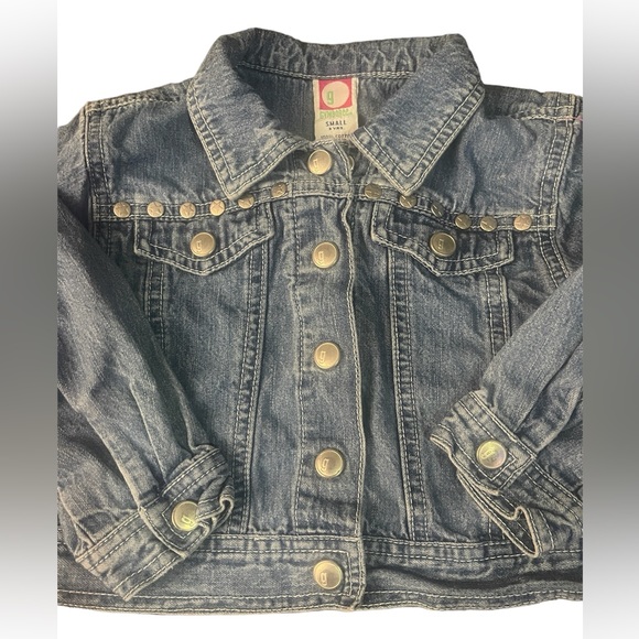 Gymboree Girls Denim Jacket Sz Small Light wash snap front Sz Small - Picture 5 of 9